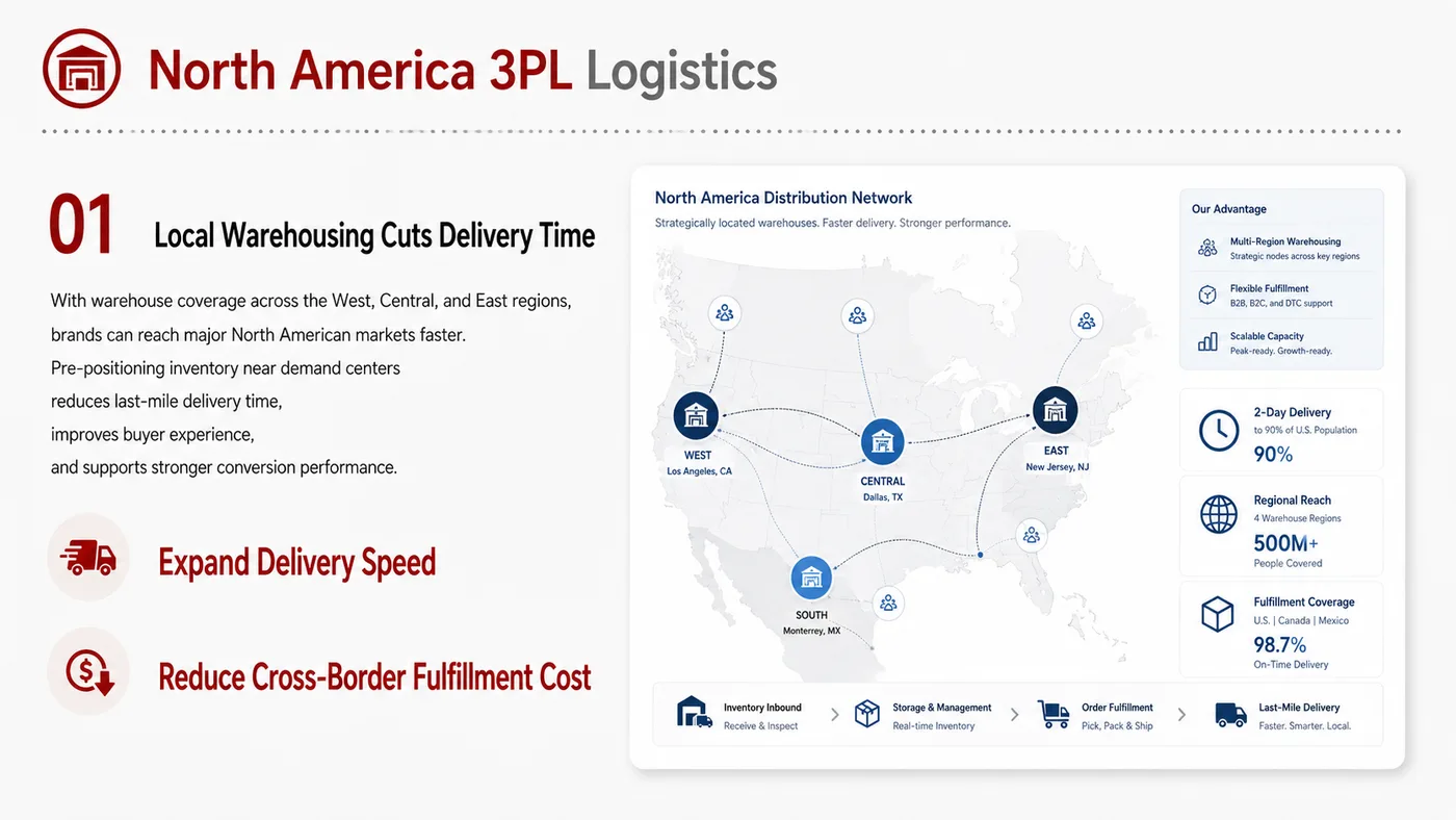3PL Warehousing and Logistics service card, page 1: 3PL Warehousing and Logistics focuses on platform setup, data preparation, listing optimization, ads, reviews and ongoi...