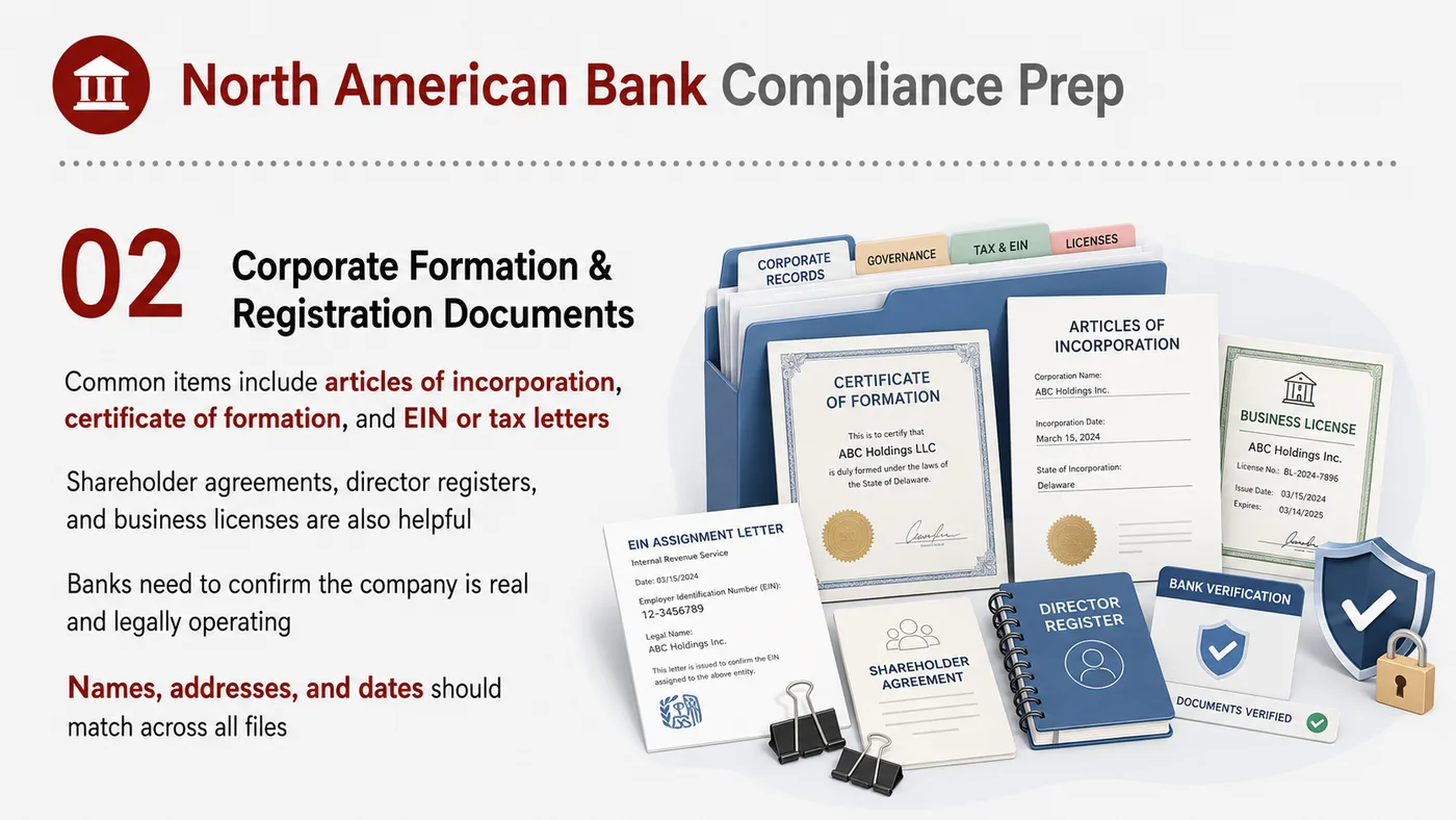 Compliance Document Preparation service card, page 2: Prepare company, product, platform, tax and channel documents for next-step applications and communications.