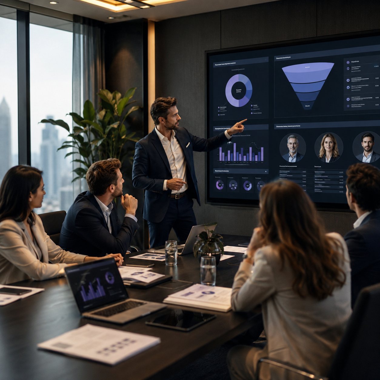 LinkedIn Company Page service card, page 59: LinkedIn Company Page focuses on North America creator and community collaboration through screening, briefs, contracts...